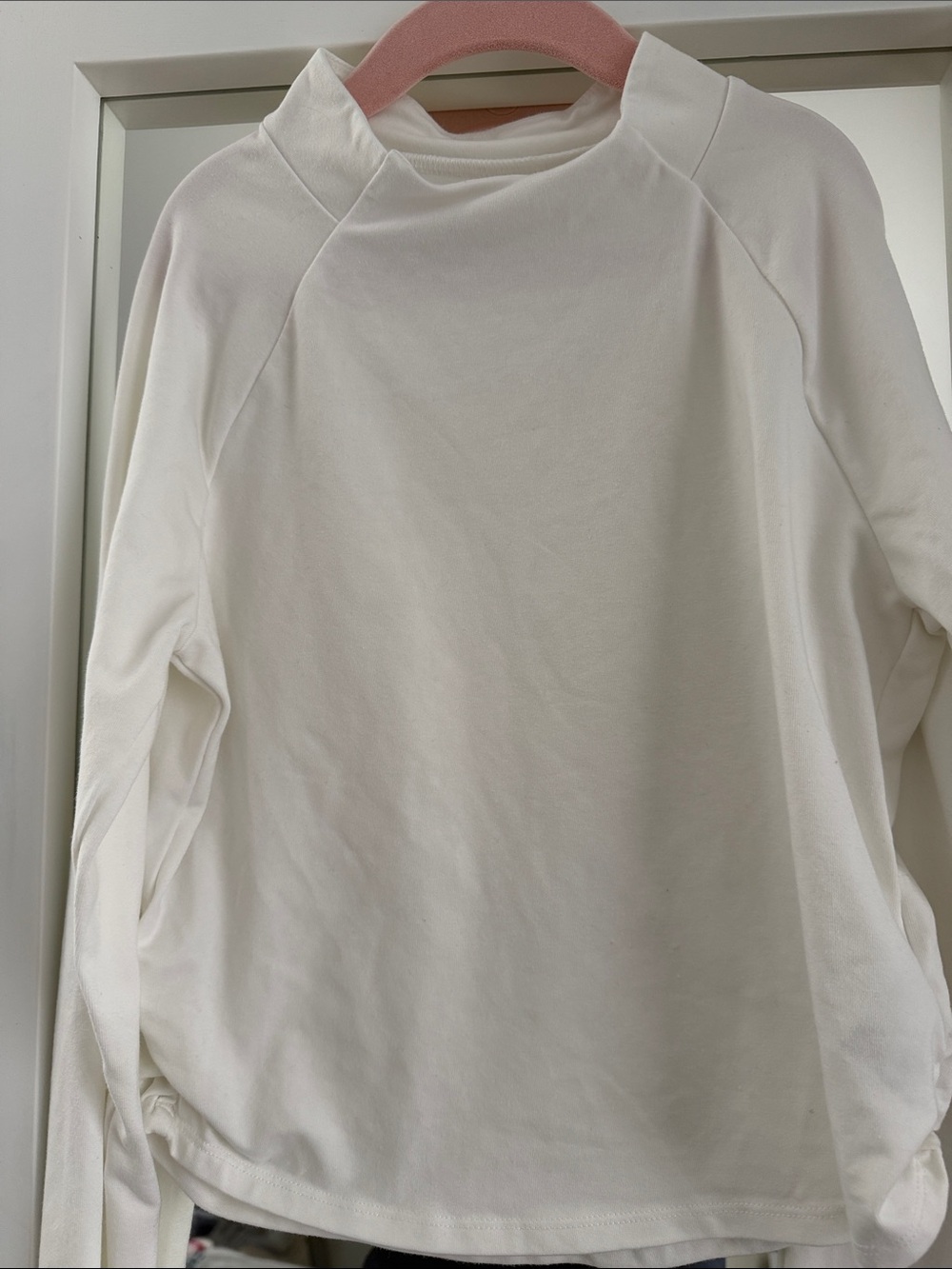 Old Navy Cream mock neck active long sleeve